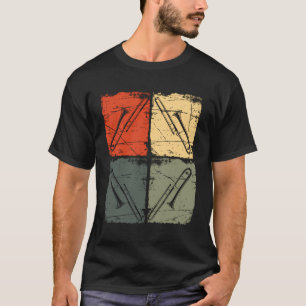 Pop Art Trombonist Geschenk Trombone T-Shirt