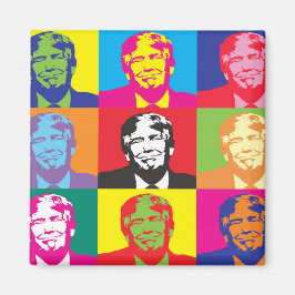 Pop Art Trump Magnet