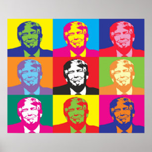 Pop Art Trump Poster