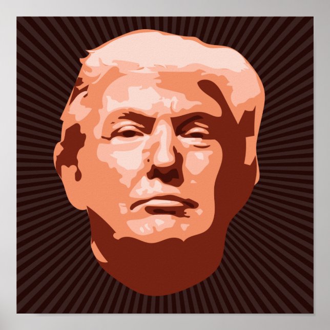 Pop Art Trump Poster (Vorne)