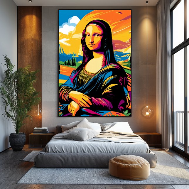 Pop Art Vision der Mona Lisa Leinwanddruck (Von Creator hochgeladen)