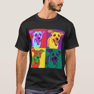 Pop-Art-Warhol-Hund-T-Shirt T-Shirt