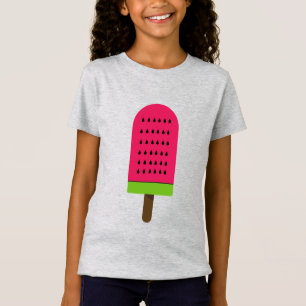Pop Art Wassermelone niedliches Fruchtpolster T-Shirt