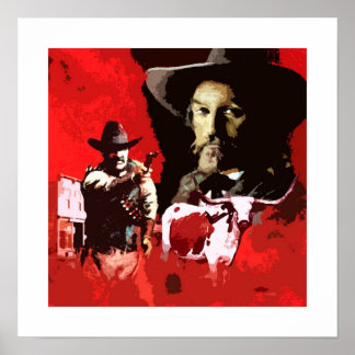 Pop Art Western Retro-Poster Poster