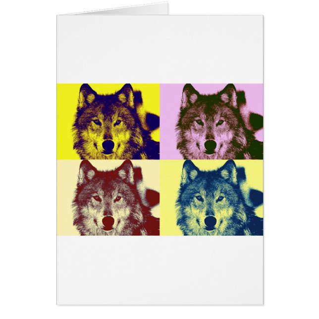 Pop Art Wolf (Vorne)