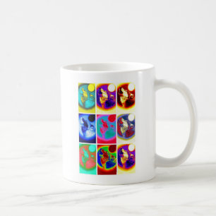 Pop Art Wolf Kaffeetasse