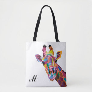Pop Art Wolf Mit Monogramm