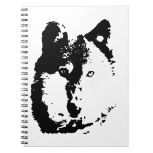 Pop Art Wolf Notizblock