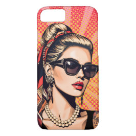 Pop Art Woman  Retro Chic Case-Mate iPhone Hülle