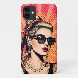 Pop Art Woman  Retro Chic Case-Mate iPhone Hülle