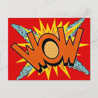 Pop Art | WOW | Postkarte