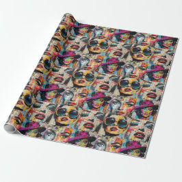 Pop Art Wrapping Paper Geschenkpapier
