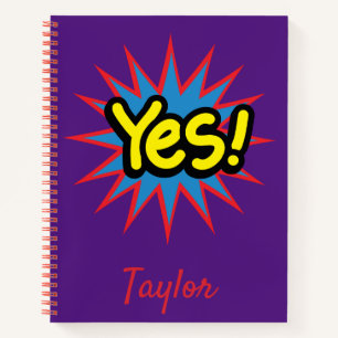 Pop Art yes Notizbuch