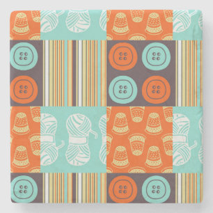 Pop-Artmuster - nähend Steinuntersetzer