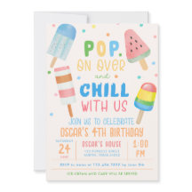 Pop auf Over and Chill Ice Creme Kindergeburtstag