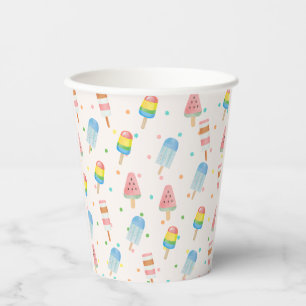 Pop auf Over and Chill Ice Creme Kindergeburtstag Pappbecher