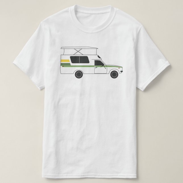 Pop aufwärts Chinook Camper Retrolemon Limon T-Shirt (Design vorne)