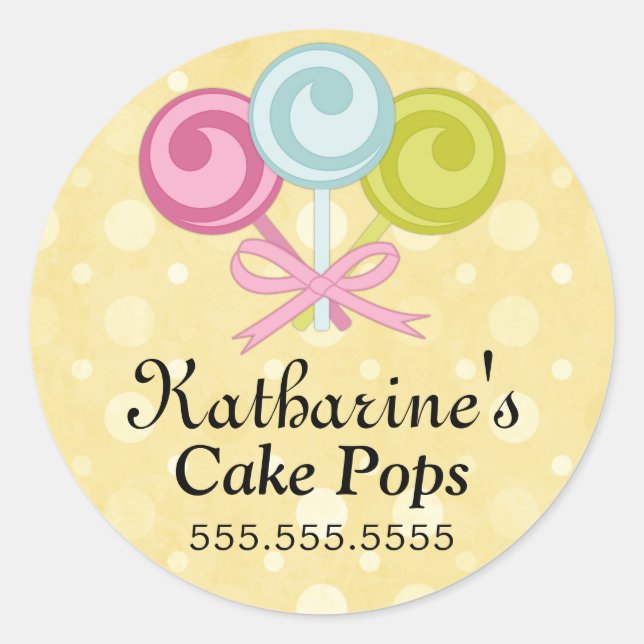 Pop backen Aufkleber (Vorderseite)