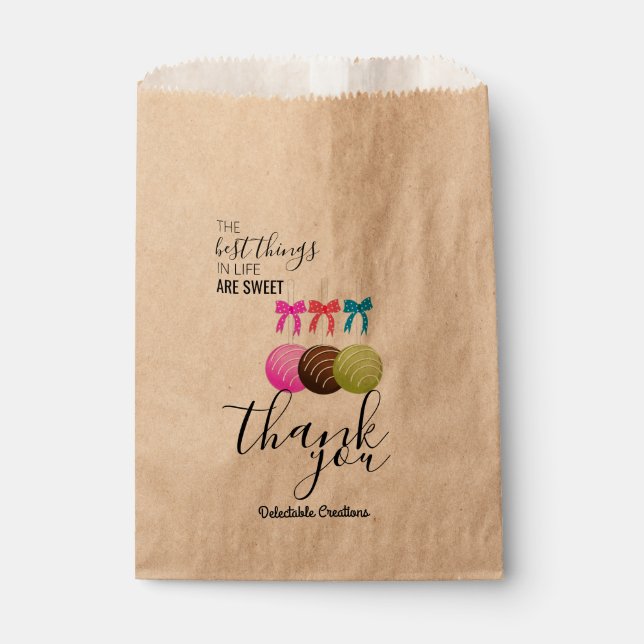 Pop backen Verpackung Geschenktütchen (Vorderseite)