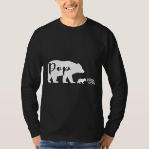 Pop Bärenautismus Sensibilisierung Liebe Unterstüt T-Shirt
