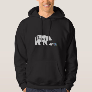 Pop Bear Autism Awareness Liebe Support Family Aut Hoodie