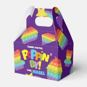 Pop!   Birthday Favor Box Geschenkschachtel