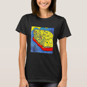 Pop Block of Cheese komische Fun Colorful & Albern T-Shirt
