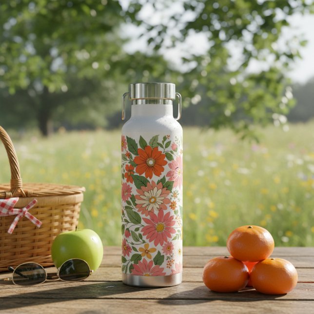 Pop Bloom Pattern Trinkflasche (Von Creator hochgeladen)
