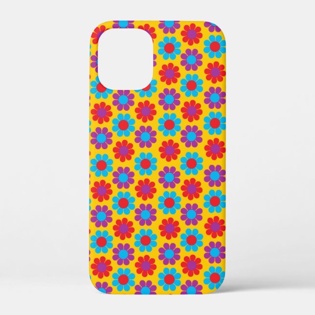 Pop Blume Power Case-Mate iPhone Hülle (Rückseite)