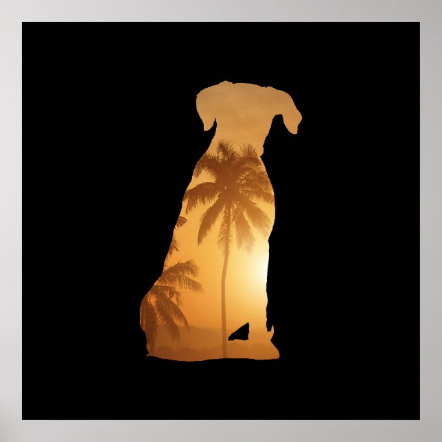 Pop Boxer Art Poster (Vorne)