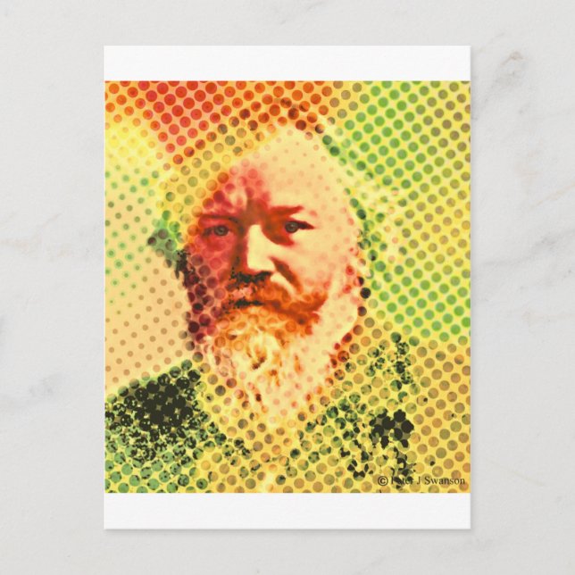 Pop Brahms Postkarte (Vorderseite)