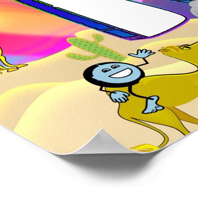 Pop Buchdecker-Poster Poster (Ecke)