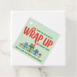 Pop-by-Wrap für den Dezember individuell anpassbar Geschenkanhänger