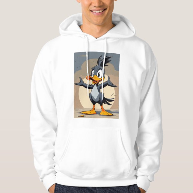 Pop Cartoon Design T - Shirt: Ein Spaß und ein sti Hoodie (Vorderseite)