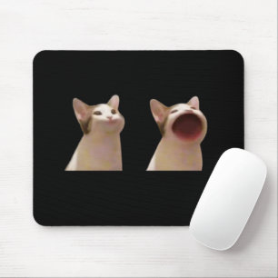 Pop Cat Meme Mouse Pad Mousepad