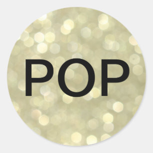 POP Champagne Bubbles Sticker