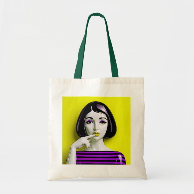 Pop Citrus Vibes Tragetasche (Vorne)