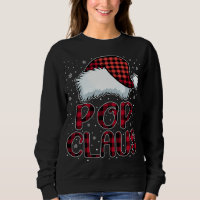 Pop Claus Merry Christmas Buffalo Kariert Red Sant