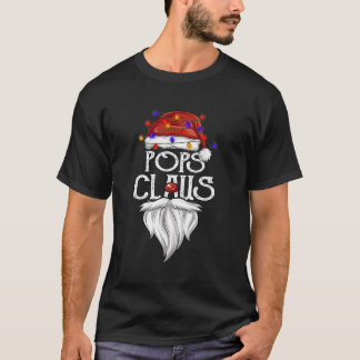 Pop Claus Pajama Familienmatching Weihnachten T-Shirt