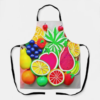 Pop Colorful Frucht Schürze