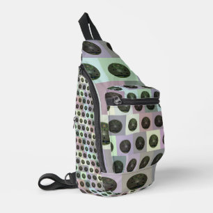 Pop Colorful Lawn Bowls Art, Crossbody Bag