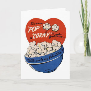 Pop "Corny" Valentine Feiertagskarte