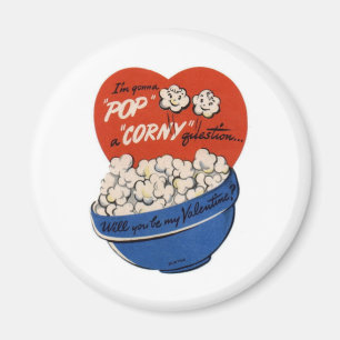 Pop "Corny" Valentinstag Magnet
