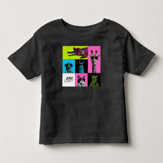 Pop Crew Buntes Tier-T-Shirt für Kleinkinder Kleinkind T-shirt