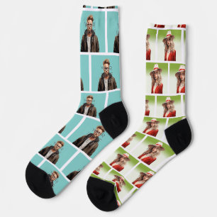 Pop Culture Signable Add Foto Personalisiert Custo Socken