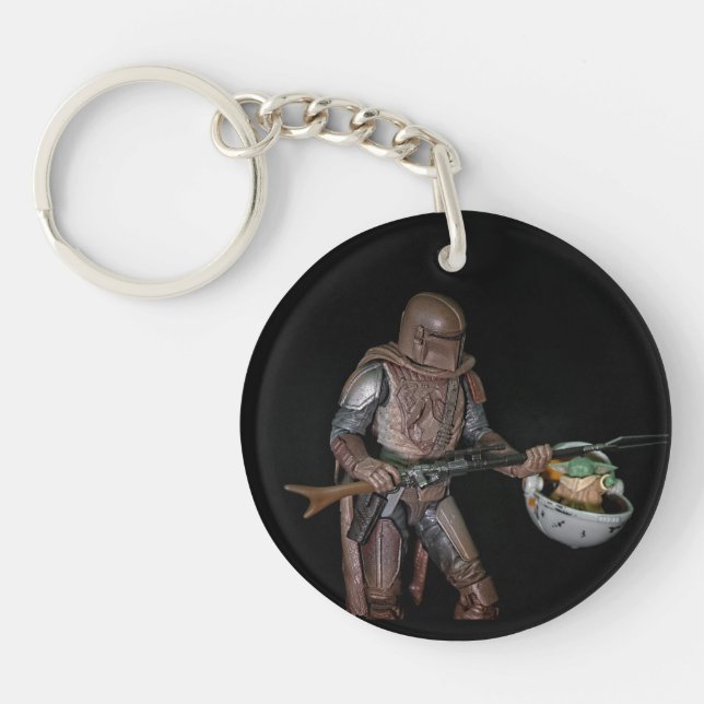 Pop Culture Toy Fotografy entworfen Schlüsselanhänger (Vorderseite)