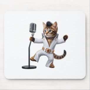 Pop Dancing Cat Das Icon von Rockmusik und Pop Cul Mousepad