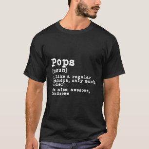 Pop Definition Witziger Großvater Großvater Neuhei T-Shirt
