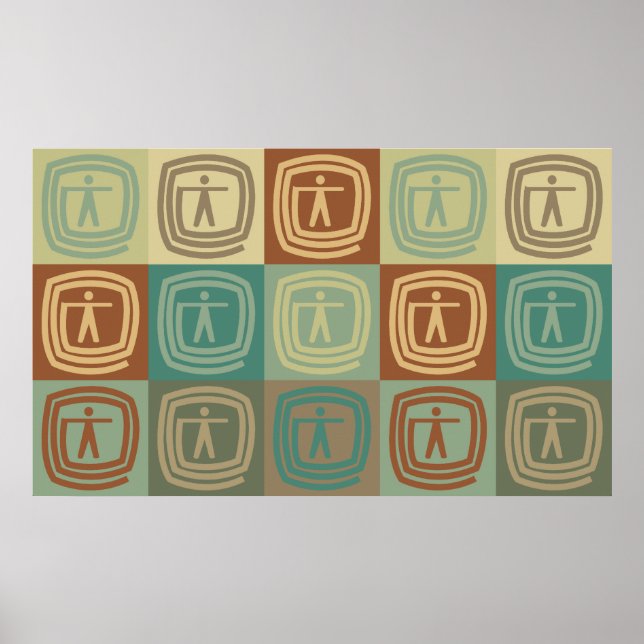 Pop der Arbeitstherapie Art Poster (Vorne)