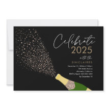 Pop der bubbly New Year's Card